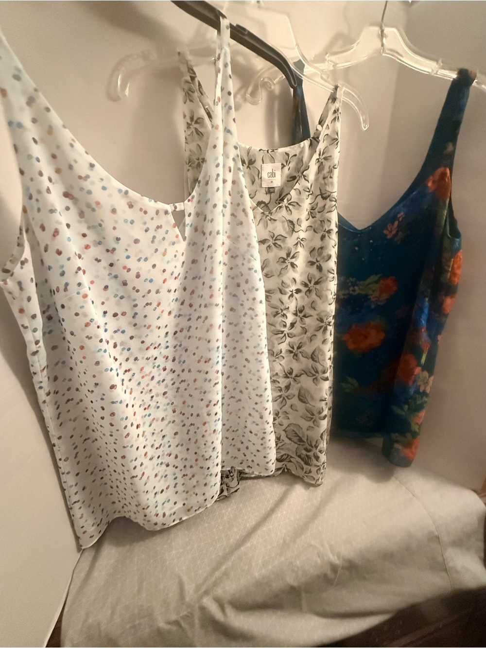 Cabi Women's Floral Print Tank Tops - Set of 3